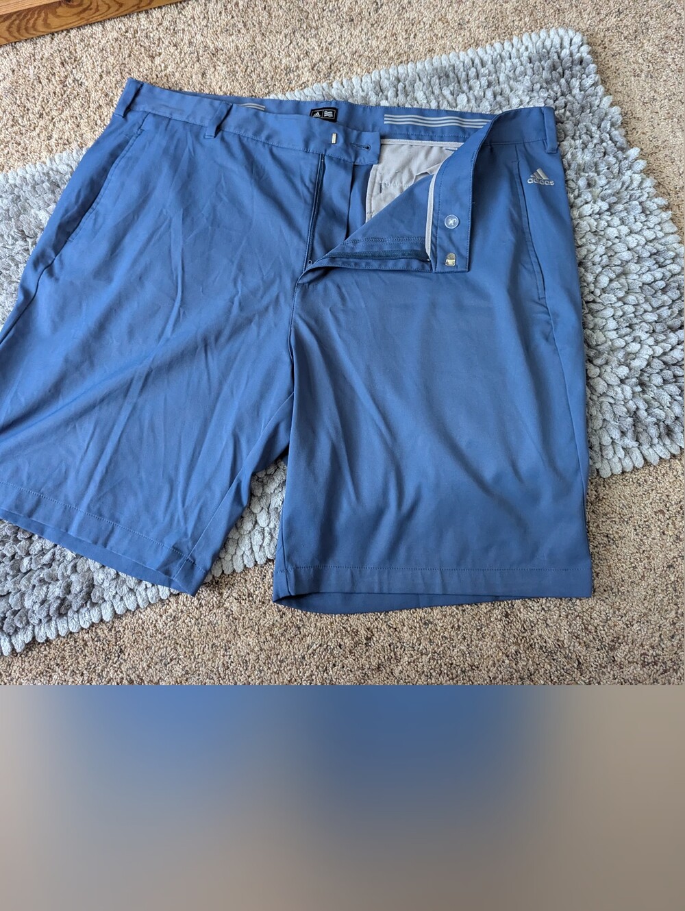 adidas Blue Men's Golf Chino Shorts